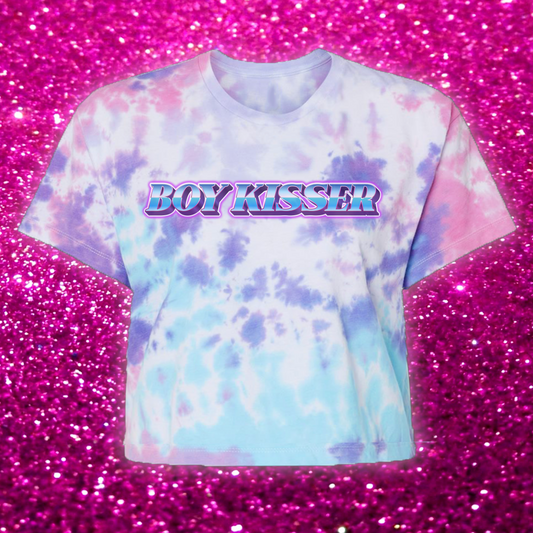 Boy Kisser Tie-Dye Crop Tee